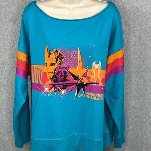 Marvel Guardians of the Galaxy Pullover Sweatshirt Disney EPCOT Womens XL Cosmic